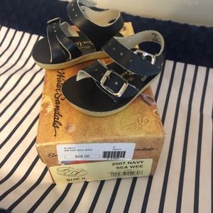 Navy San Sun Sandals